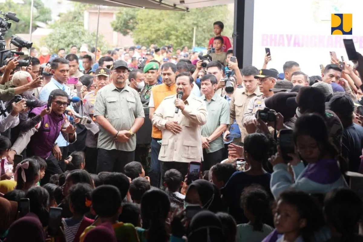 Kunjungi Aceh Tamiang, Prabowo: Jaga Alam, Tidak Boleh Tebang Pohon Sembarangan