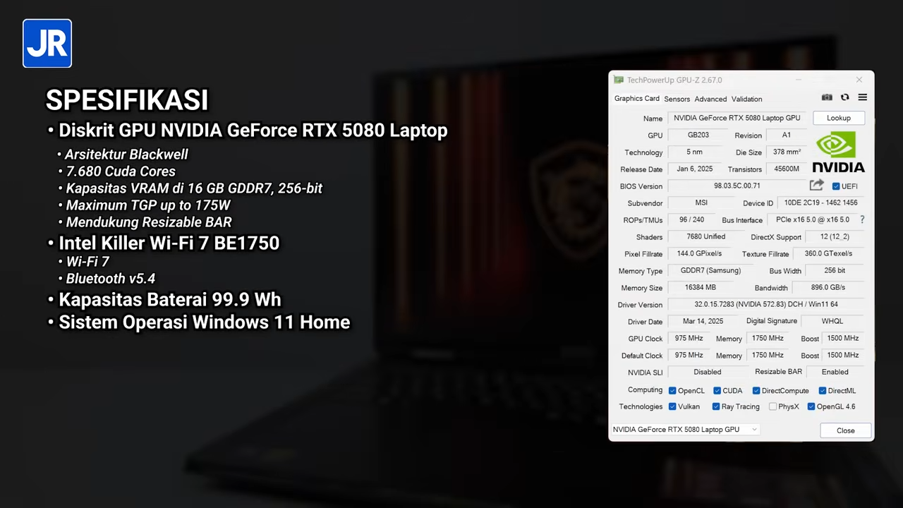 MSI Raider 18 HX AI 5